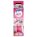 Swiffer Dry+Wet Kit Scopa +8 Panni Cattura Polvere +3 Panni Lavapavimenti Wet limited edition